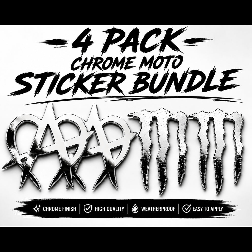 Moto-Sticker Bundle (Chrome) Forged Racing