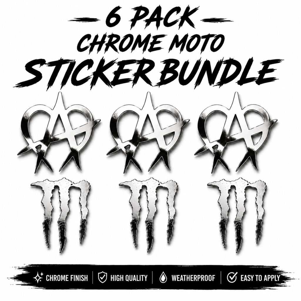 Moto-Sticker Bundle (Chrome) Forged Racing