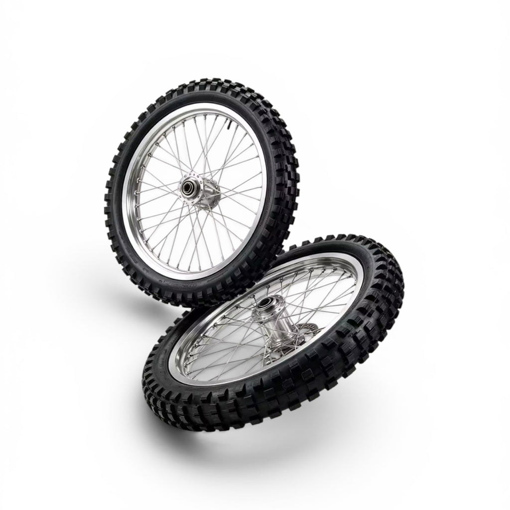 Pre-Order 16”/19” Wheel Set for Sur-Ron Light Bee X (LBX), Talaria XXX, MX3, MX4 & MX5 – Black or Chrome