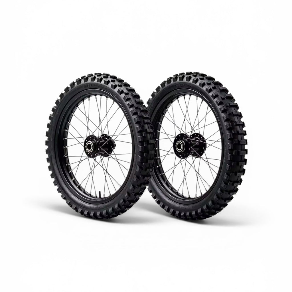 Pre-Order 16”/19” Wheel Set for Sur-Ron Light Bee X (LBX), Talaria XXX, MX3, MX4 & MX5 – Black or Chrome