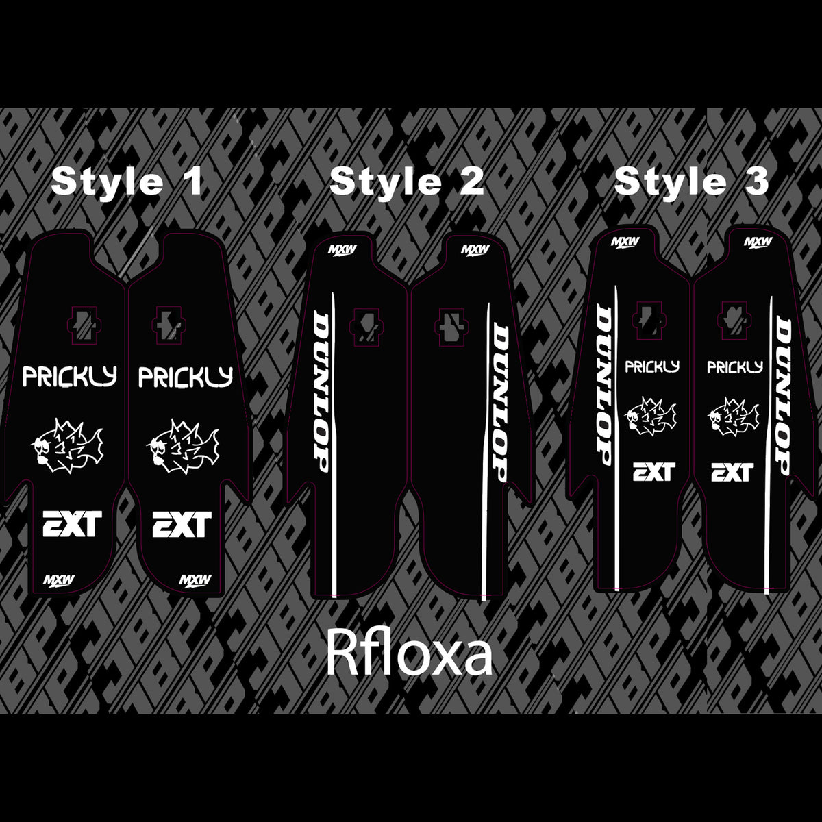 Rfloxa Fork Guard Decals JBP