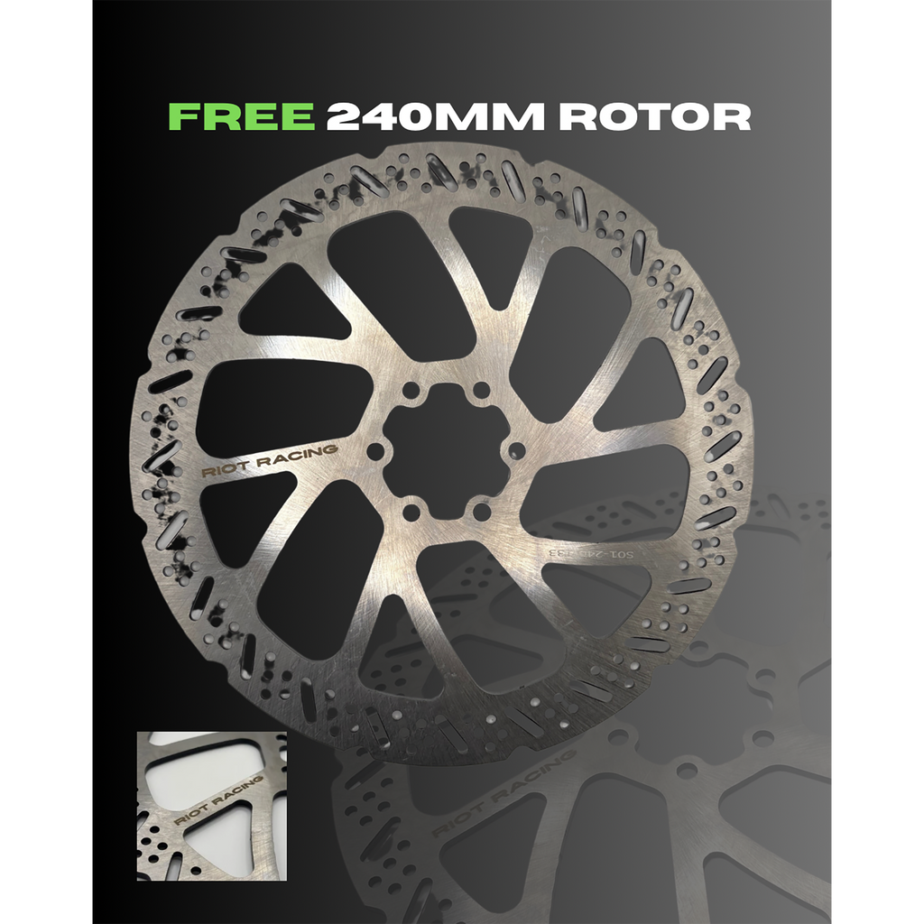 Riot V2 Brakes — LBX / E-Ride / Talaria XXX (Limited 5-Year Warranty)