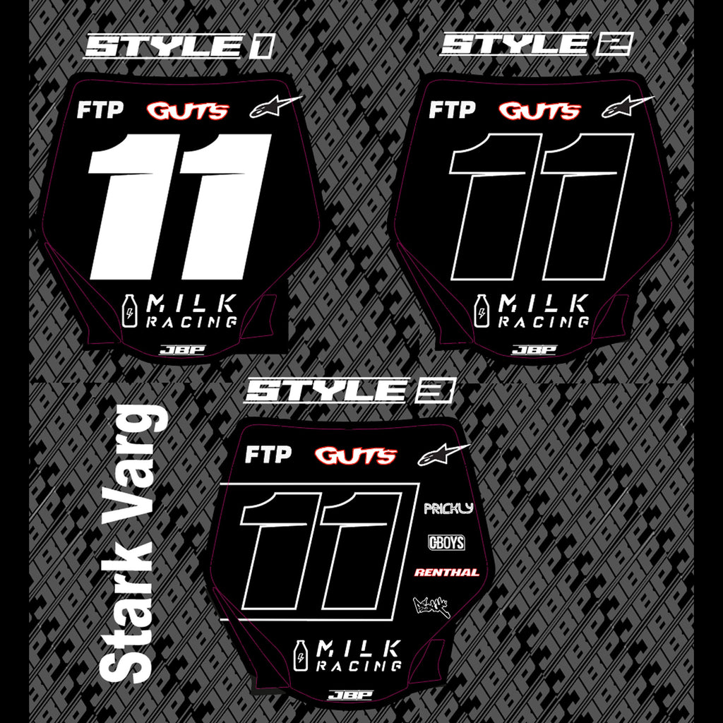 Stark Varg Front Plate Decals JBP