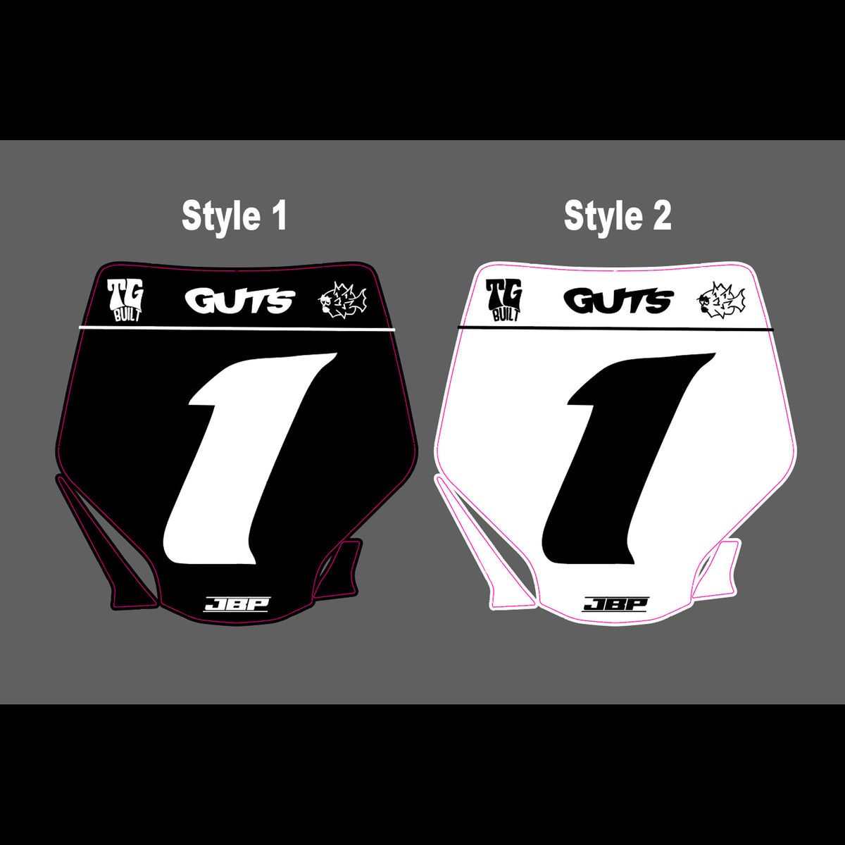 Stark Varg Race Front Plate Decal JBP