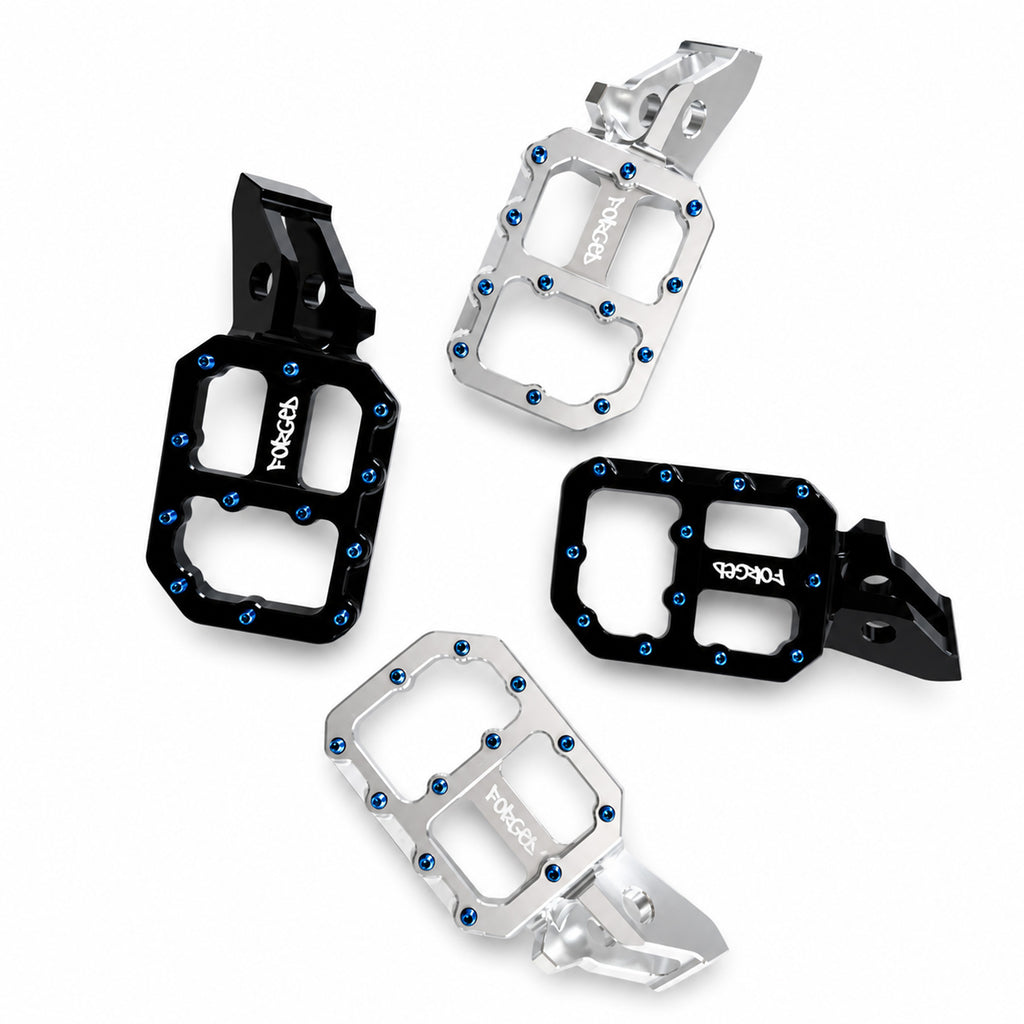 Super-Wide E-Moto Footpegs Surron, Talaria, E-Ride Pro, 79Bike Forged Racing