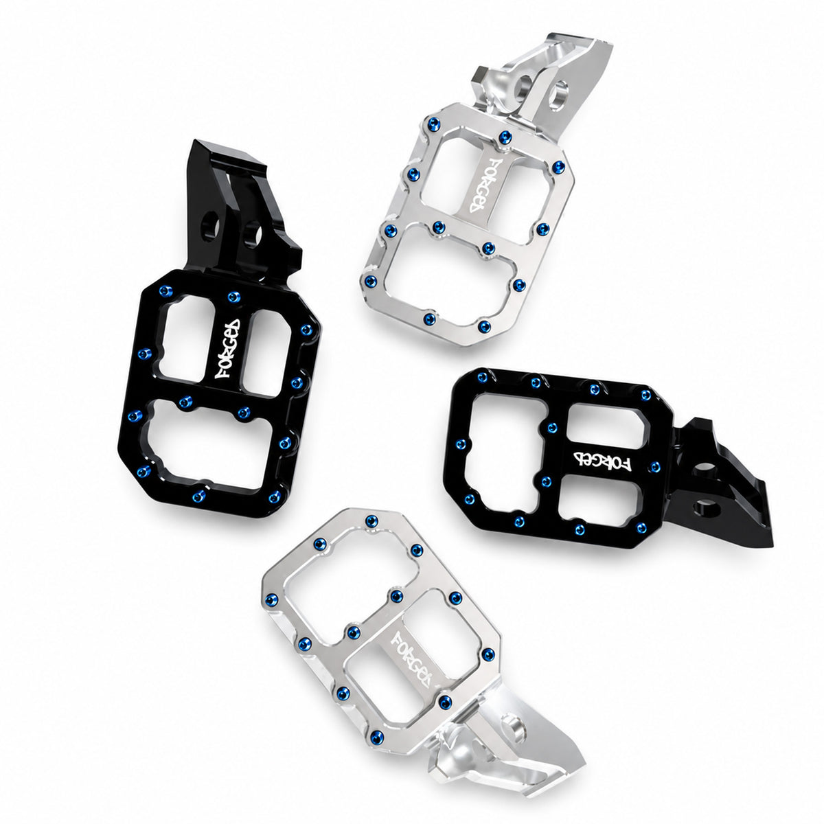 Super-Wide E-Moto Footpegs Surron, Talaria, E-Ride Pro, 79Bike Forged Racing