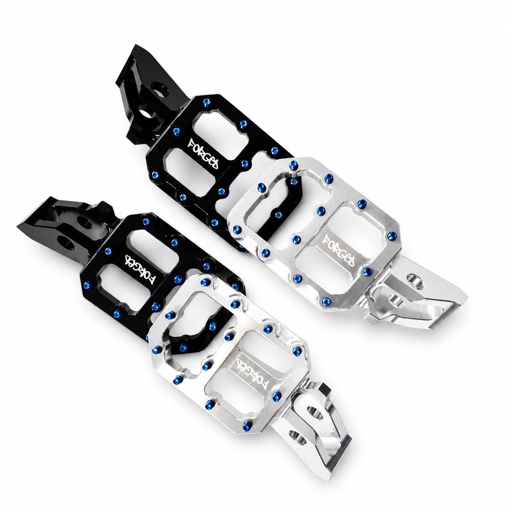 Super-Wide E-Moto Footpegs Surron, Talaria, E-Ride Pro, 79Bike Forged Racing