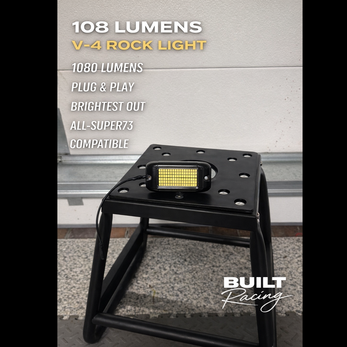 Super73 V4 rock light kit, 1080-lumen LED - different angle