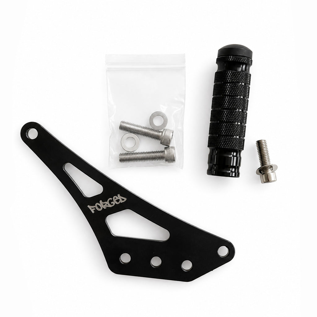 Surron Light Bee X (LBX) Foot Lock Kit | CNC Metal Foot Lock Bracket (Reversible) Forged Racing