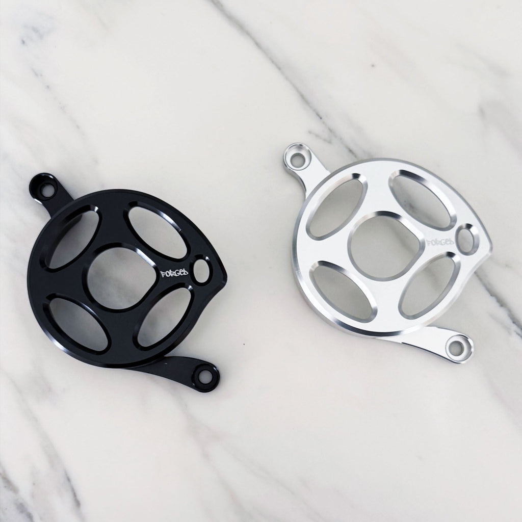 Sur-Ron Light Bee X and E-Ride CNC metal motor cover - alternate angle