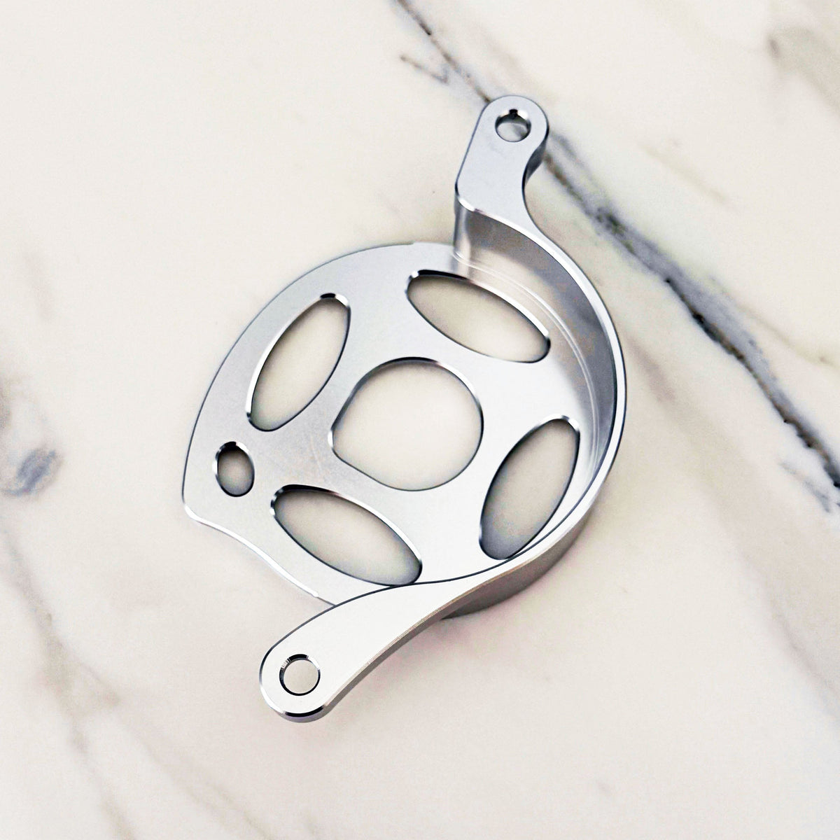 Sur-Ron Light Bee X and E-Ride CNC metal motor cover - close-up detail