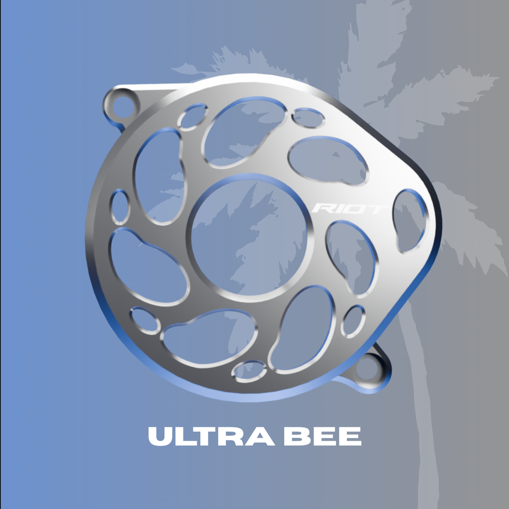 Sur-Ron Ultra Bee billet aluminum motor cover, 5-axis CNC - additional view