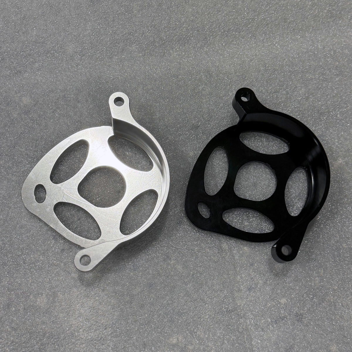 Surron Ultra Bee Metal Motor Cover | CNC Upgrade Replacement (Black & Chrome) Forged Racing