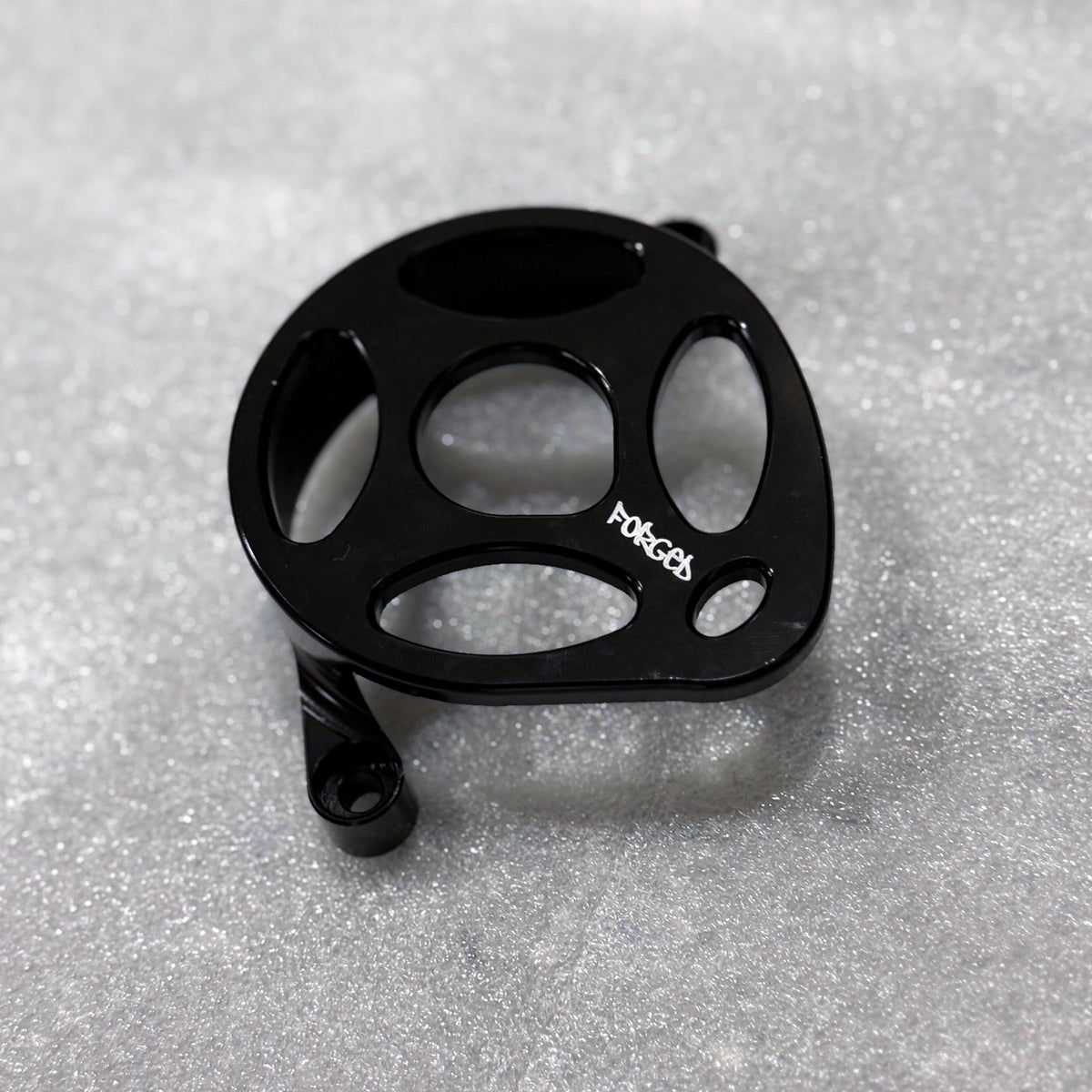 Surron Ultra Bee Metal Motor Cover | CNC Upgrade Replacement (Black & Chrome) Forged Racing