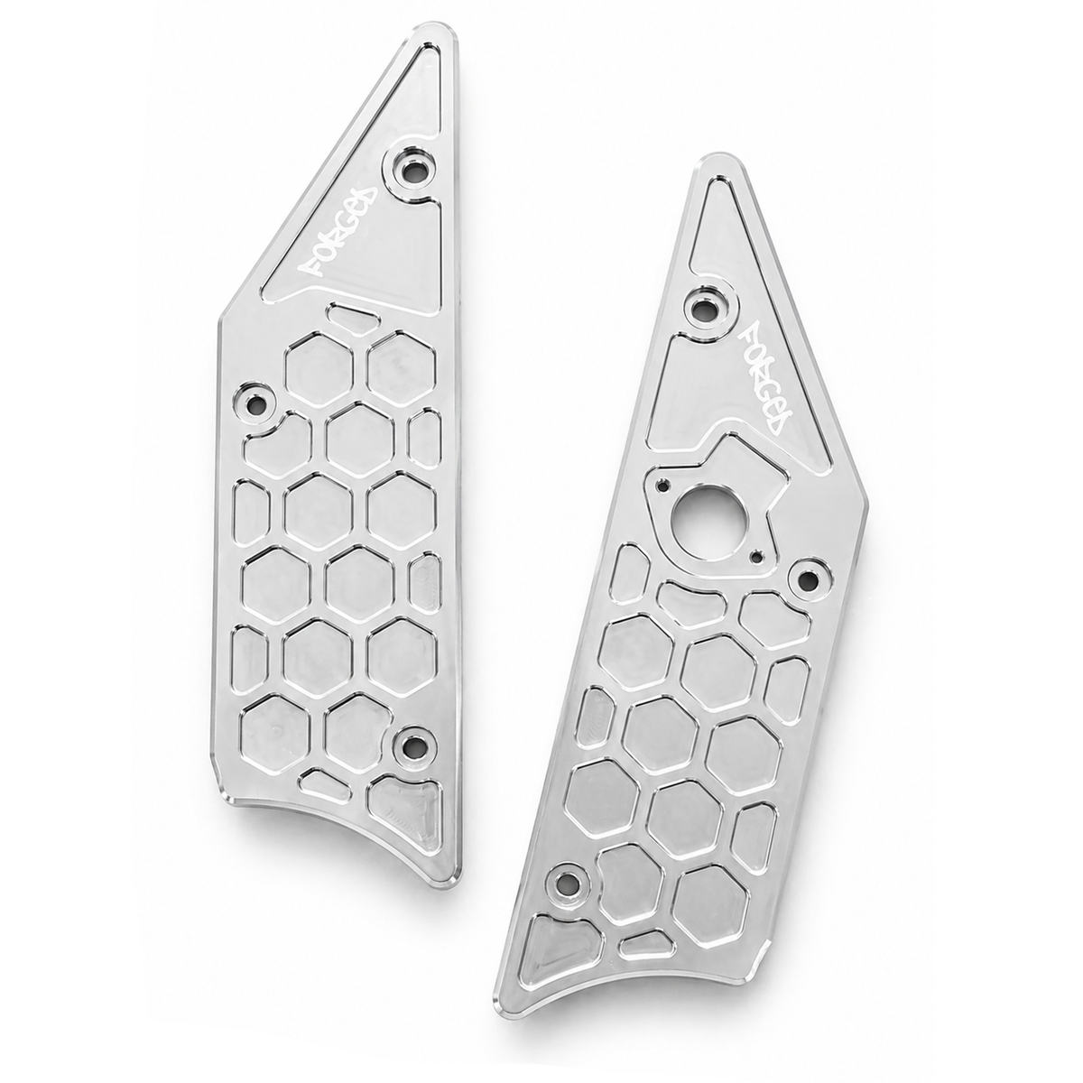 Talaria XXX and XXX Pro CNC metal side panels, direct bolt-on replacement - close-up detail

