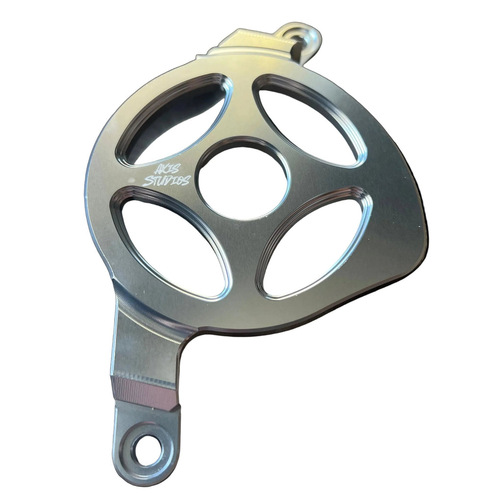 Talaria XXX metal motor cover - close-up detail