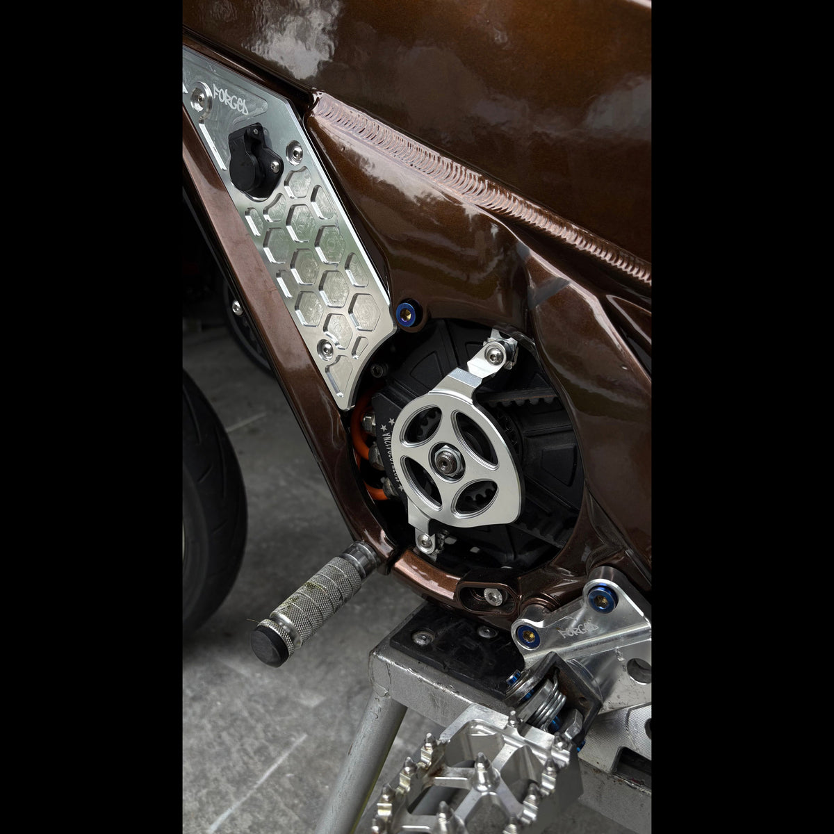 Talaria XXX Metal Motor Cover - Upgraded Replacement Forged Racing