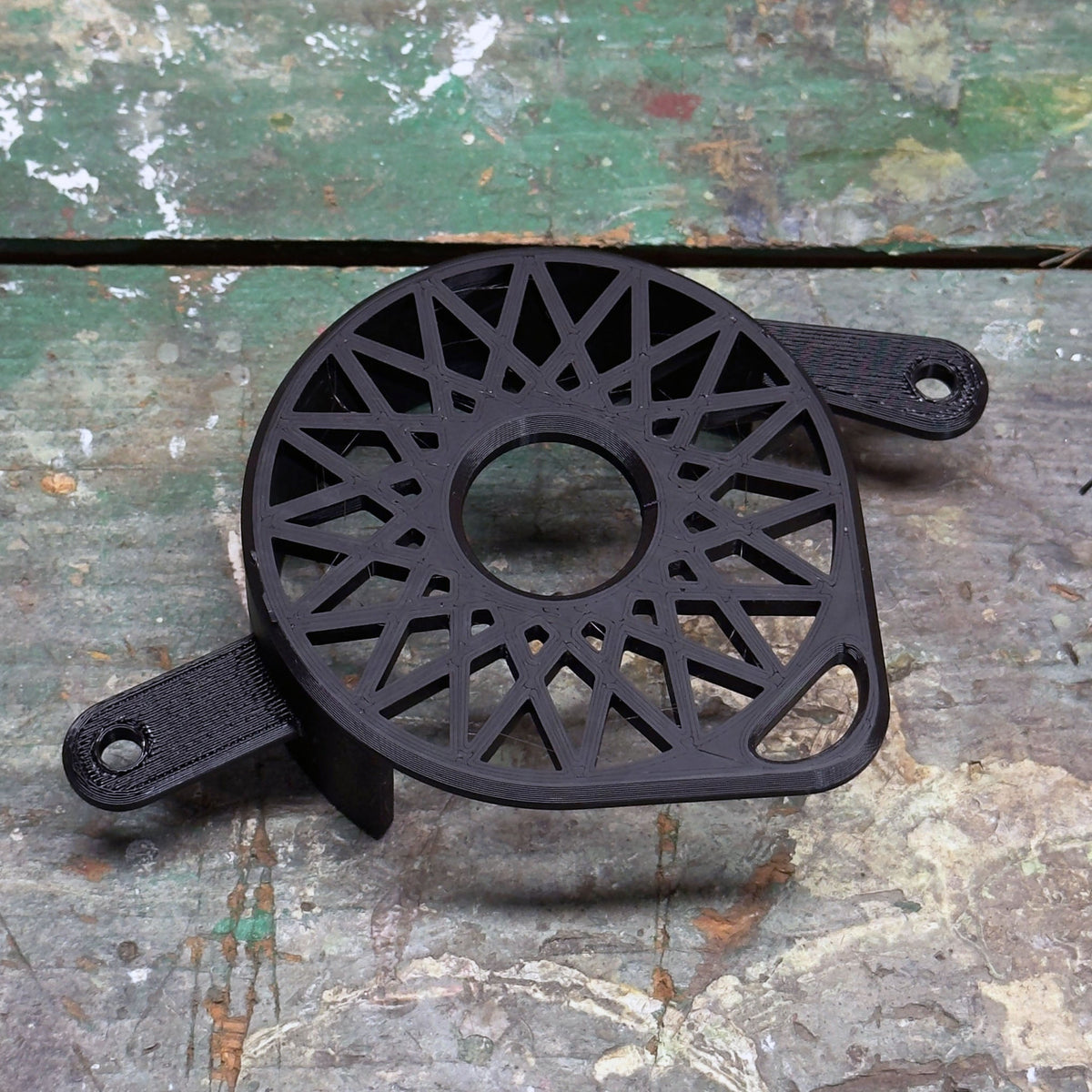 Talaria XXX 3D-printed plastic motor cover - different angle