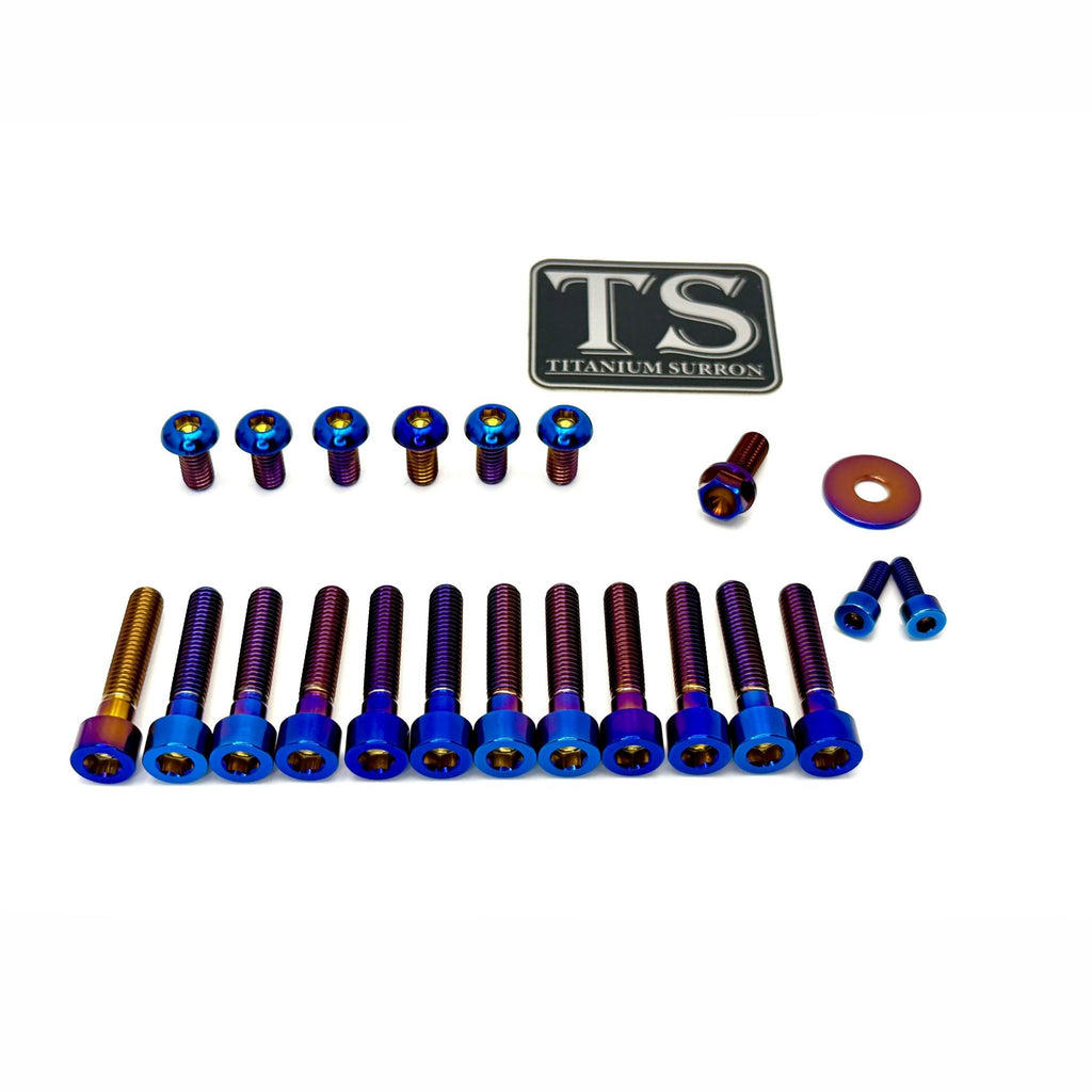 Titanium Bolt Kit for Sirris F43 Fork (22 Pieces) Titanium Surron