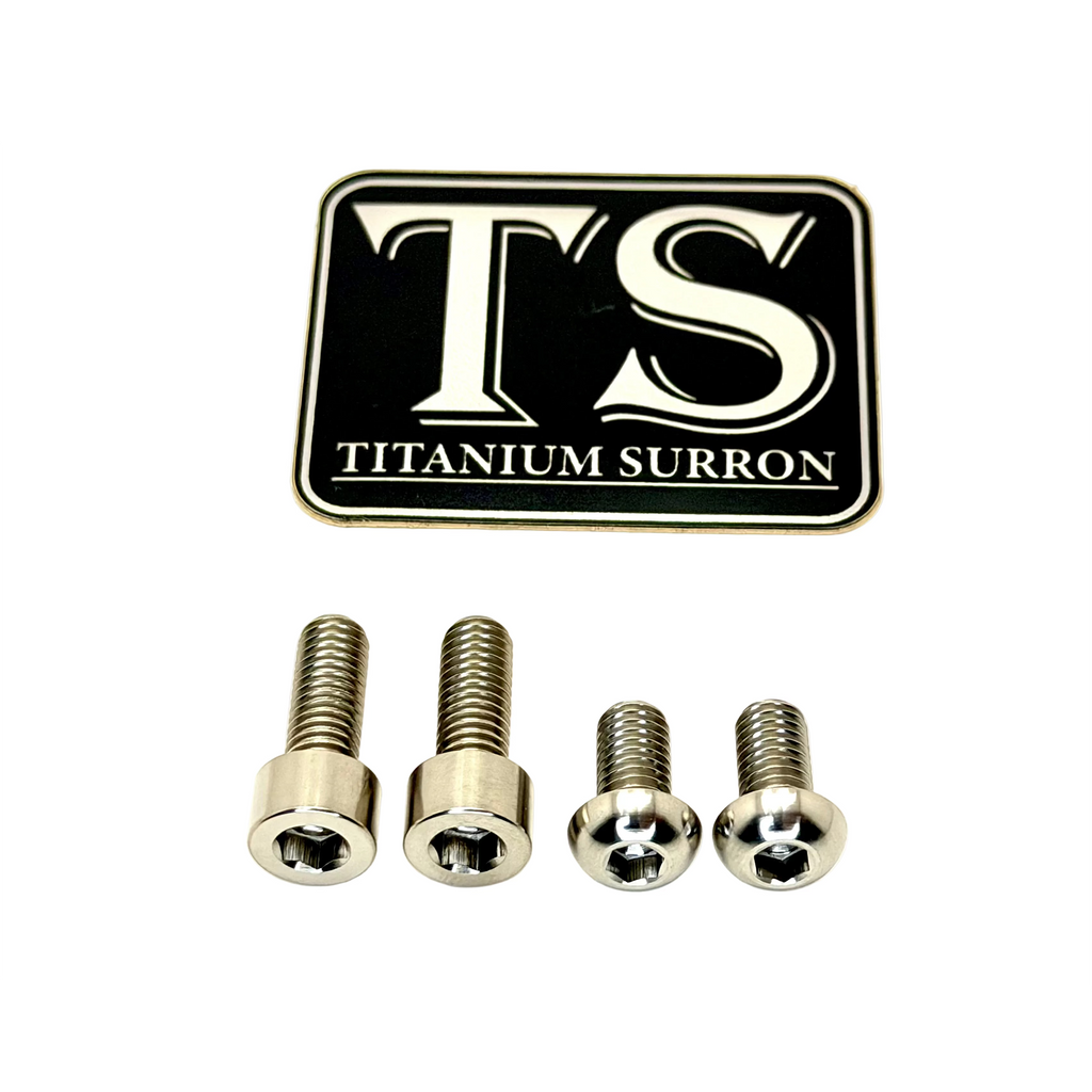 Titanium Controller Mount Bolts for E-moto