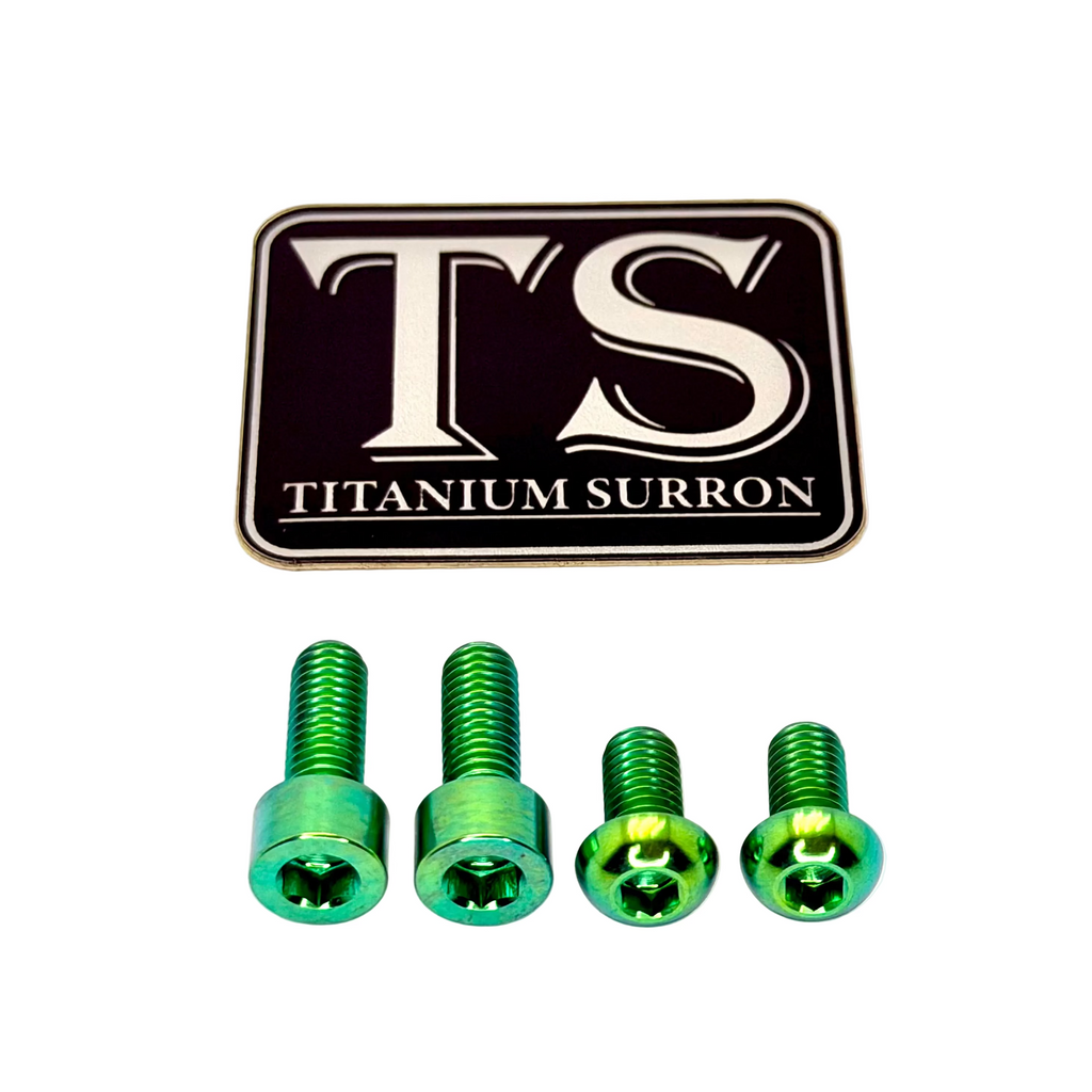 Titanium Controller Mount Bolts for E-moto