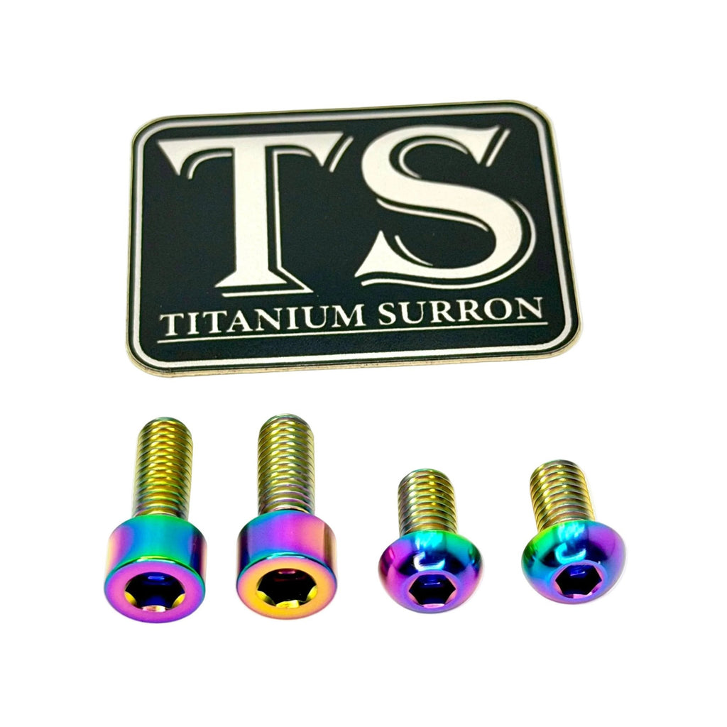 Titanium Controller Mount Bolts for E-moto