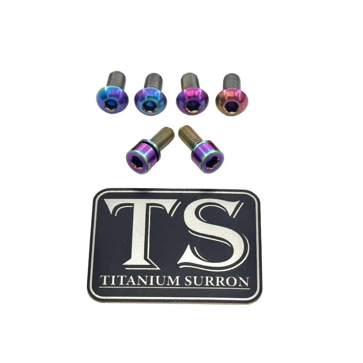 Titanium E-Moto Headlight Mount Bolts Titanium Surron