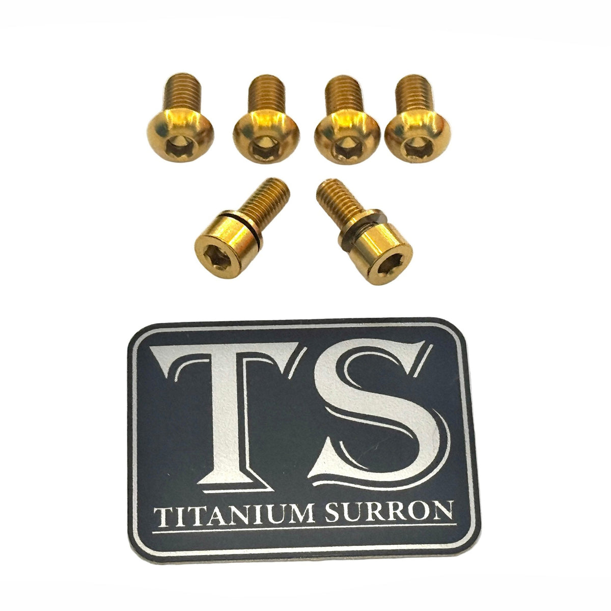 Titanium E-Moto Headlight Mount Bolts Titanium Surron