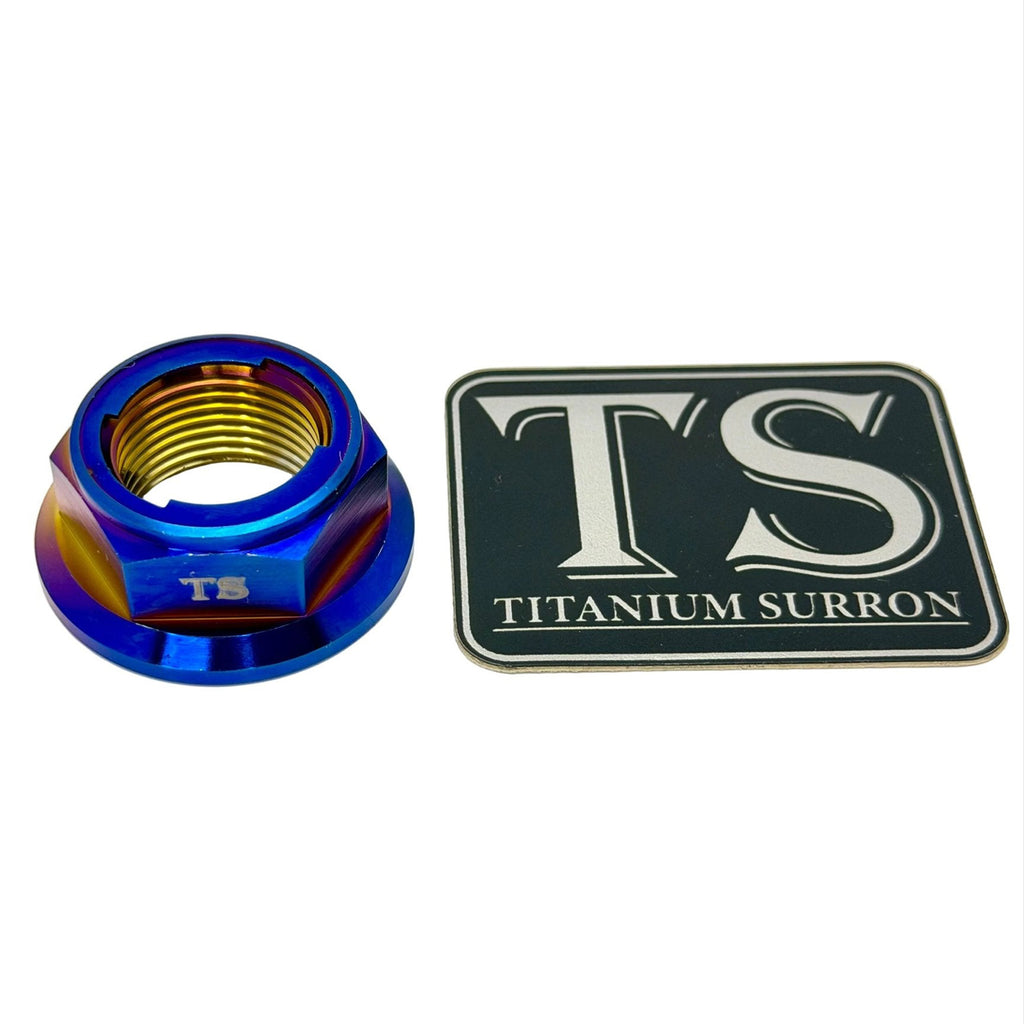 Titanium Rear Axle Nut - E-Moto