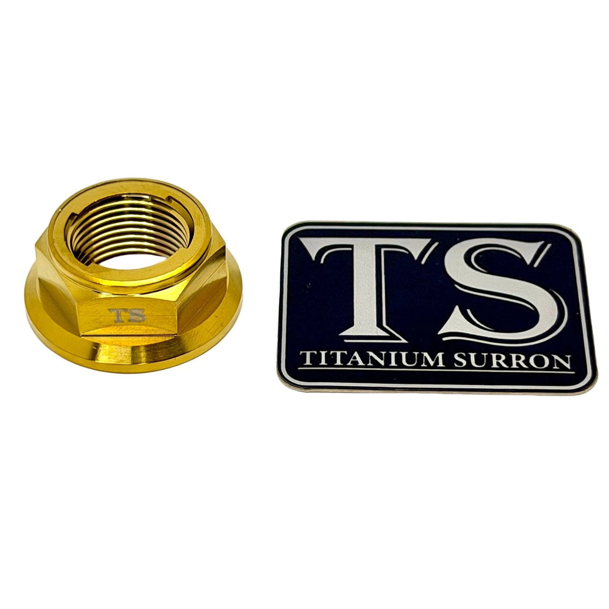 Titanium Rear Axle Nut - E-Moto