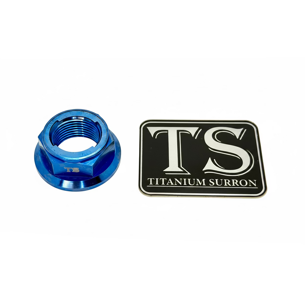 Titanium Rear Axle Nut - E-Moto