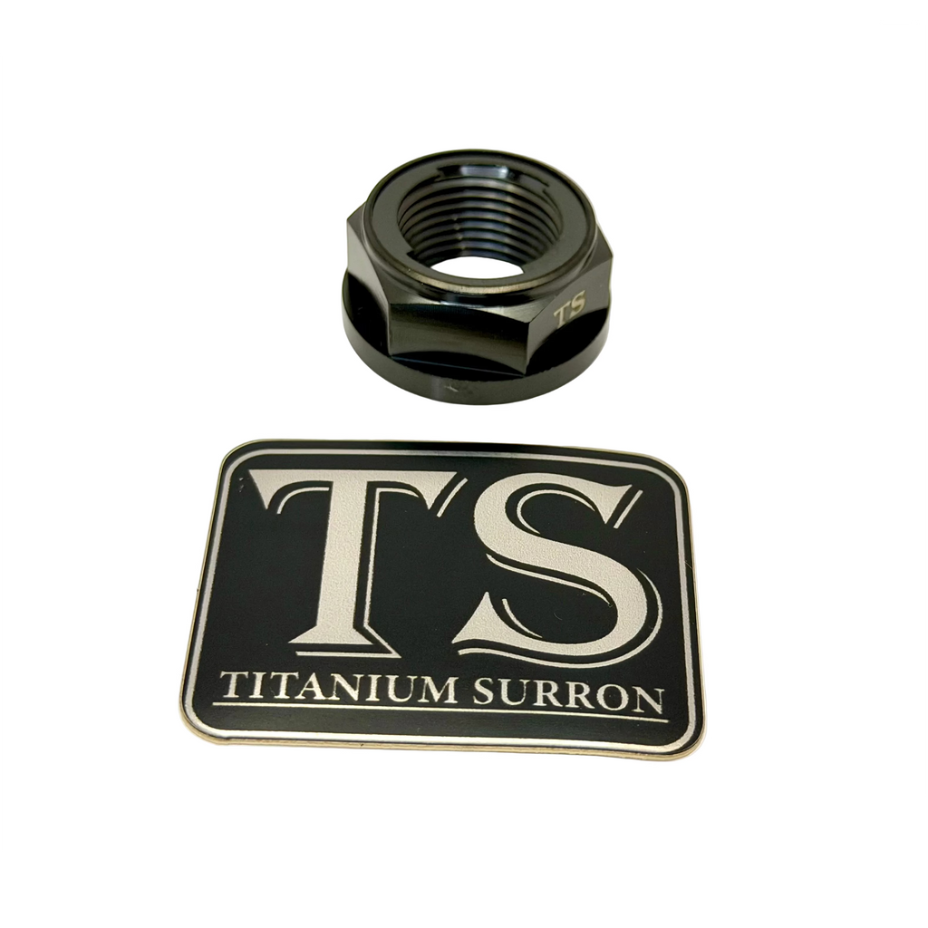 Titanium Rear Axle Nut - E-Moto