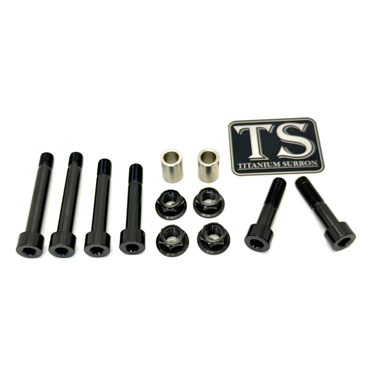 Titanium Rear Linkage Bolt Kit — Surron LBX & Segway