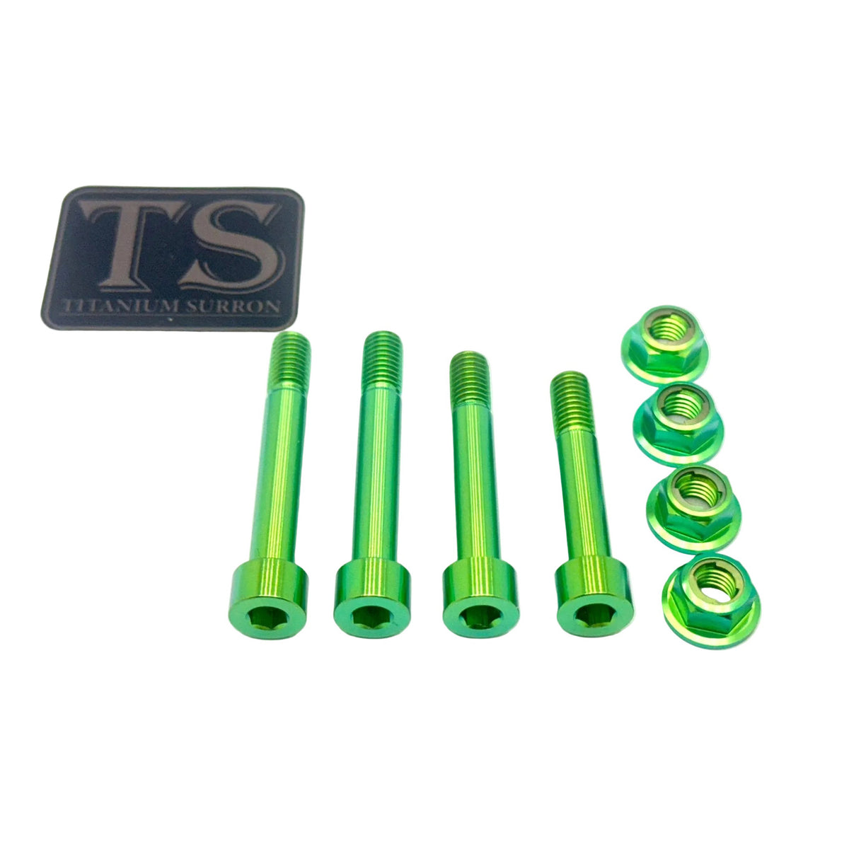 Titanium Rear Linkage Bolt Kit — Surron LBX & Segway