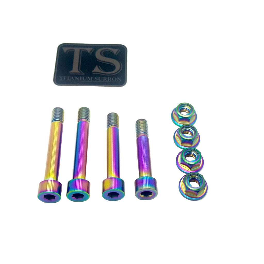 Titanium Rear Linkage Bolt Kit — Surron LBX & Segway