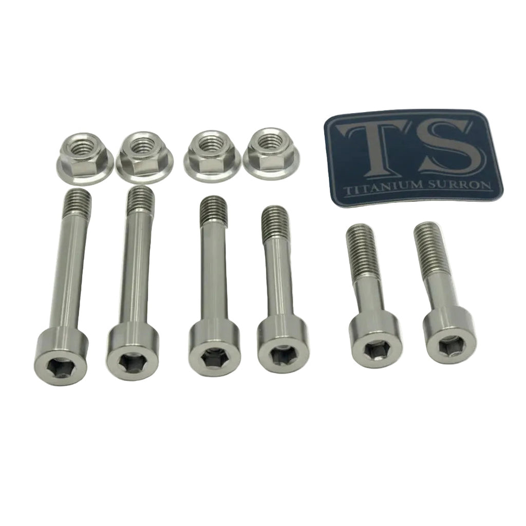 Titanium Rear Linkage Bolt Kit — Surron LBX & Segway