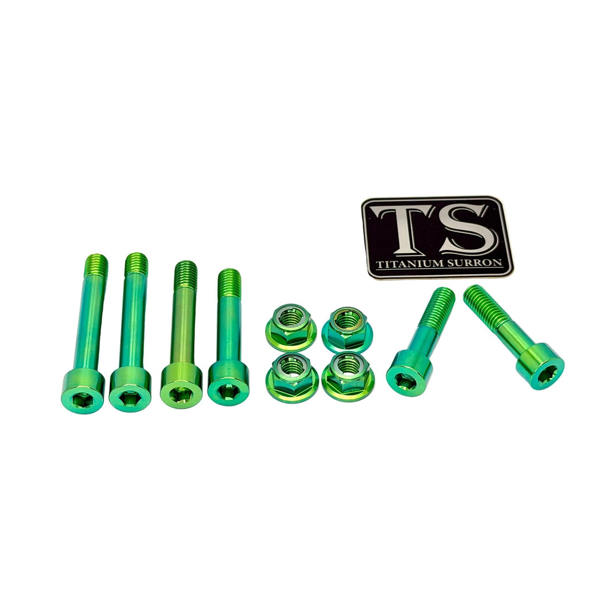 Titanium Rear Linkage Bolt Kit — Surron LBX & Segway