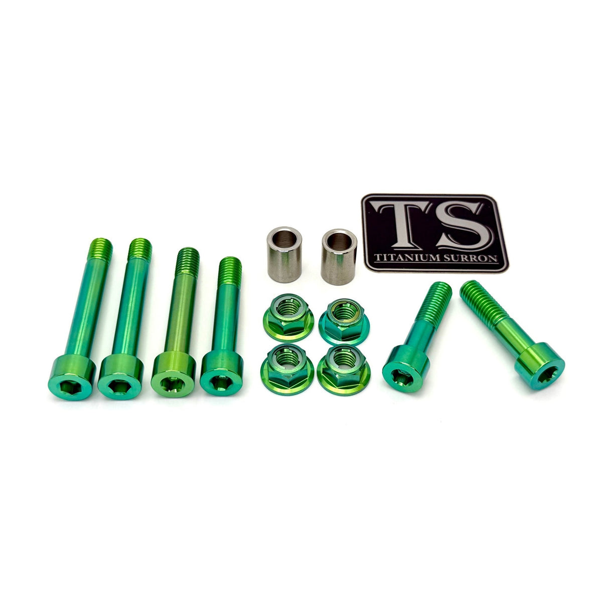 Titanium Rear Linkage Bolt Kit — Surron LBX & Segway
