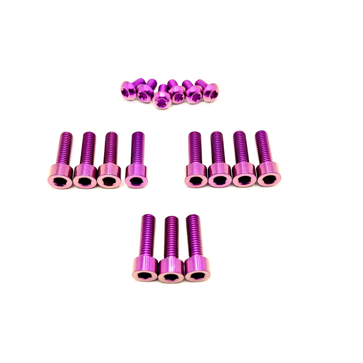 Titanium RFloXa Hawk 35 Pro and Max Fork Bolt Kits (21 pcs) Titanium Surron
