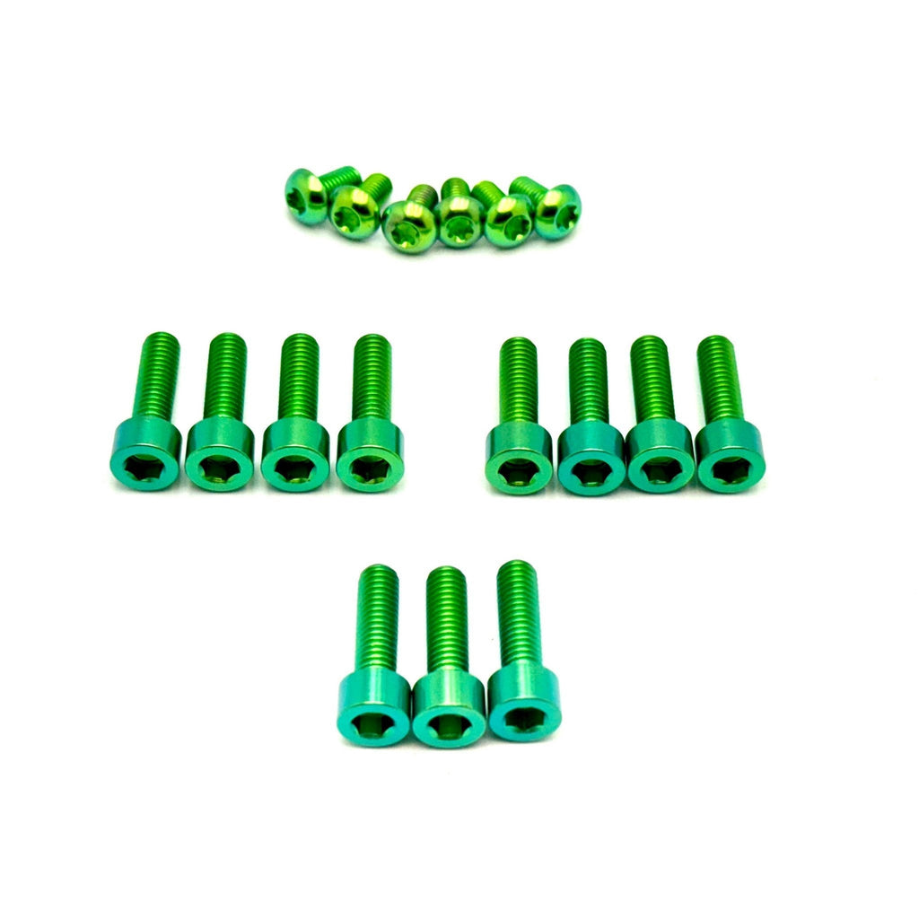 Titanium RFloXa Hawk 35 Pro and Max Fork Bolt Kits (21 pcs) Titanium Surron
