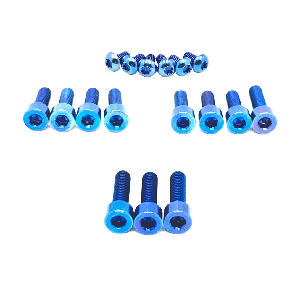 Titanium RFloXa Hawk 35 Pro and Max Fork Bolt Kits (21 pcs) Titanium Surron