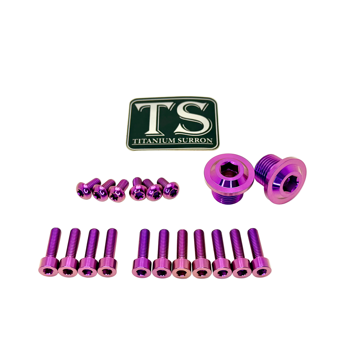 Titanium Surron KKE OEM Fork Bolt Kits
