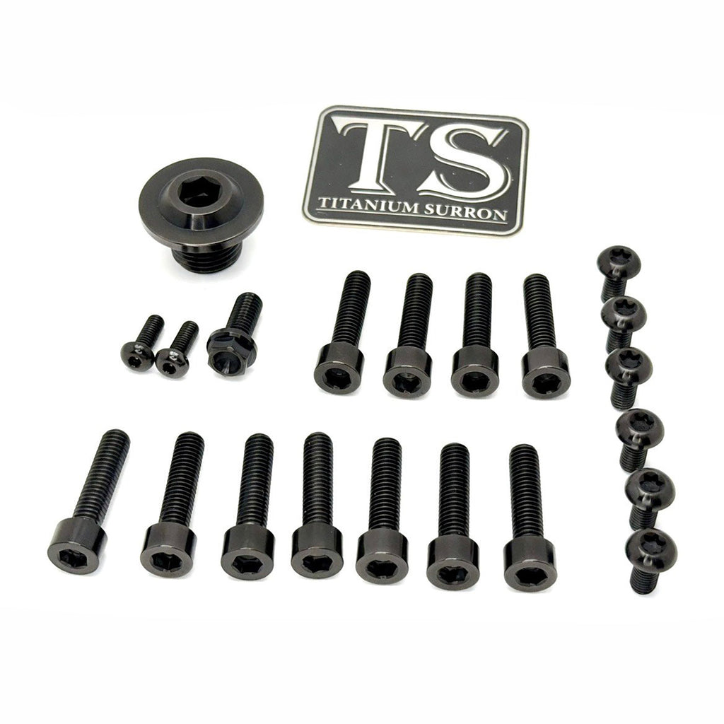 Titanium Surron Ultra Bee OEM Fork Bolt Kit Titanium Surron