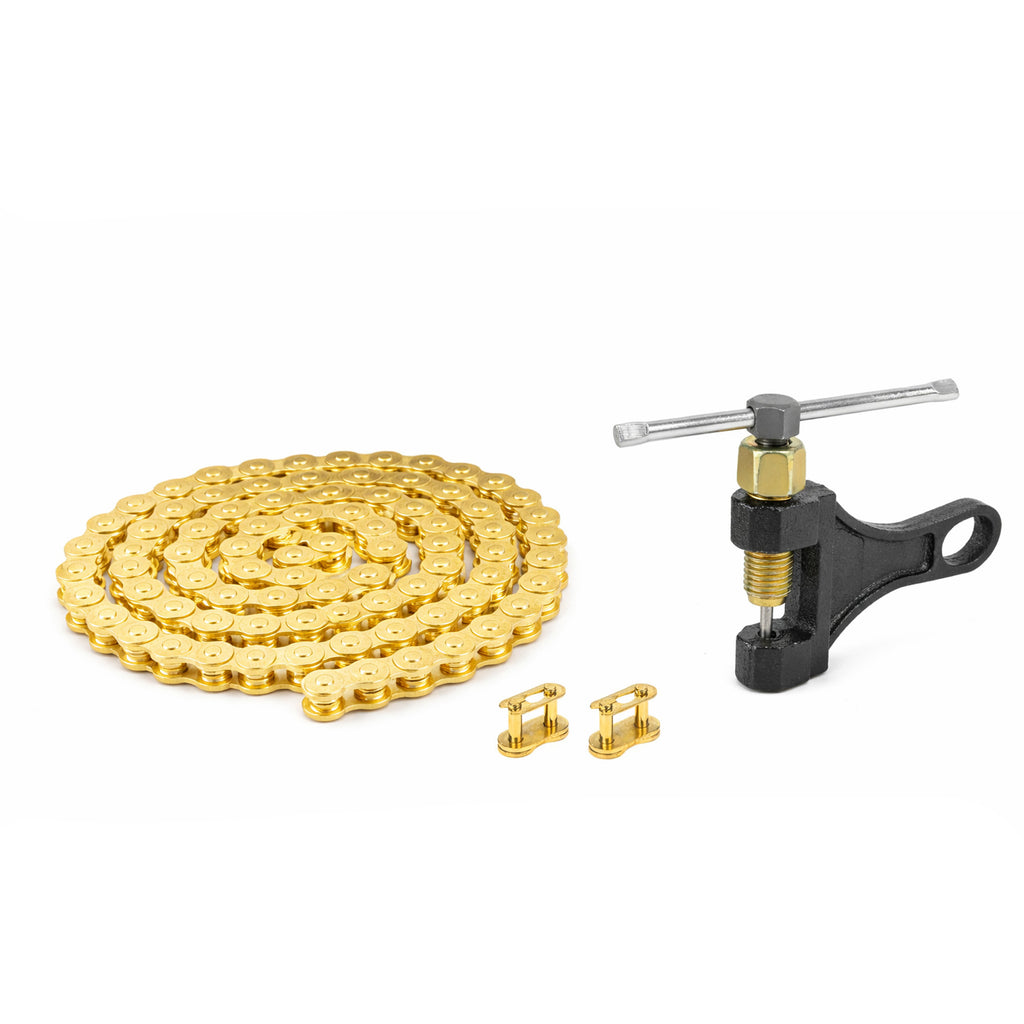 Tuttio Soleil 01 & Yozma Gold Chain Upgrade Heavy Duty 420 E-Bike Chain (116 Links) Forged Racing