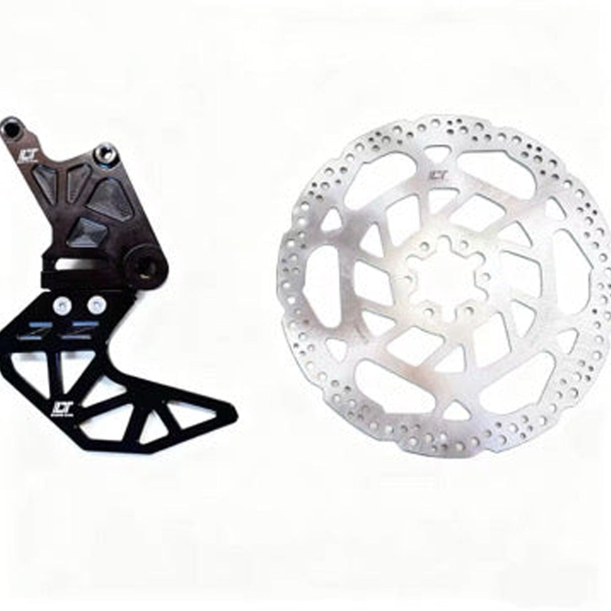 Ultra Bee rear brake conversion kit with stainless rotor - alternate angle