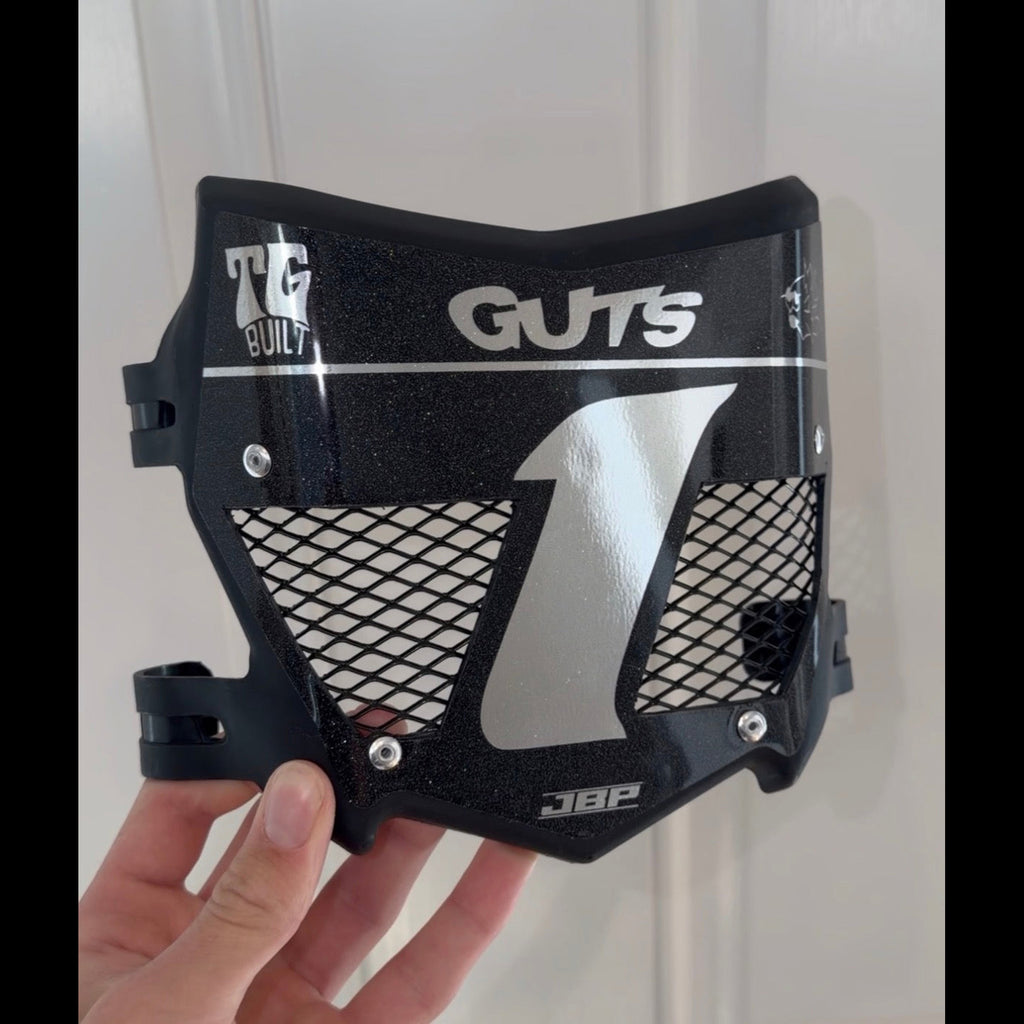 Vented Motocuts Plate w/Rivots JBP